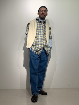 一柳さん（メンズ・178cm）の冬コーディネート