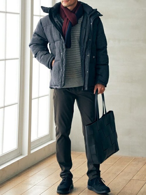 セール】sorona(R)ツイードライクブルゾン(ダウンジャケット/コート セール】sorona(R)ツイードライクブルゾン(ダウンジャケット/コート