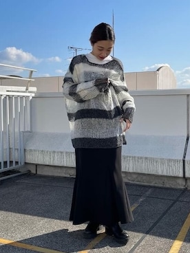 Ray BEAMSさん（レディース・157cm）の冬コーディネート