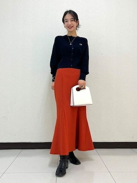 Ray BEAMSさん（レディース・163cm）の冬コーディネート