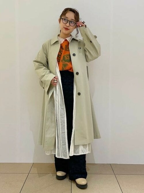 674*新品 マルティニーク スーピマコットンラップ トレンチコート 674*新品 マルティニーク スーピマコットンラップ トレンチコート