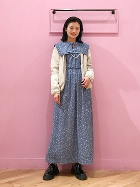 Ray BEAMSさん（レディース・157cm）の春コーディネート
