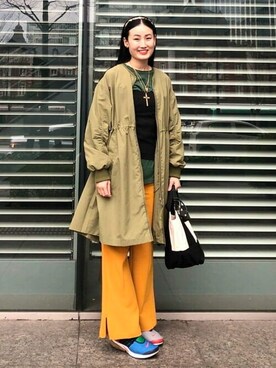 Ray BEAMSさん（レディース・168cm）の春コーディネート