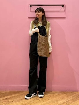 Ray BEAMSのベスト（イエロー系）を使った人気ファッション