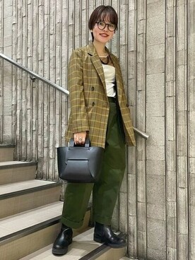 Ray BEAMSさん(レディース・156cm)の春コーディネート