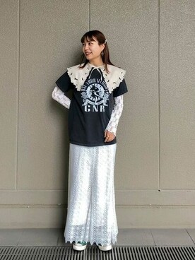 Ray BEAMSさん（レディース・160cm）の春コーディネート