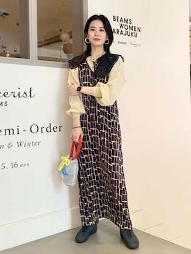 Ray BEAMSさん（レディース・153cm）の春コーディネート