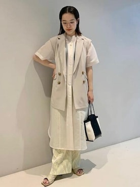 Ray BEAMSさん（レディース・162cm）の春コーディネート
