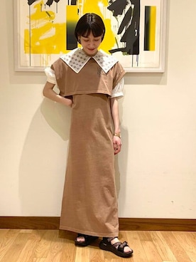 Ray BEAMSさん（レディース・158cm）の春コーディネート