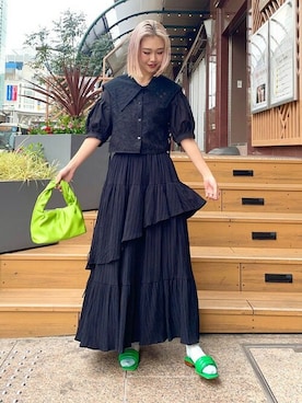 Ray BEAMSさん（レディース・162cm）の春コーディネート