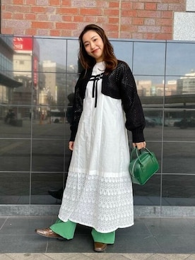 Ray BEAMSさん（レディース・159cm）の春コーディネート