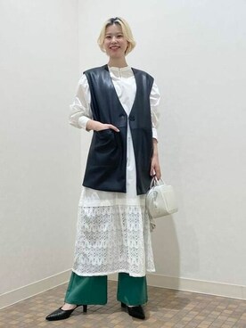 Ray BEAMSさん（レディース・161cm）の春コーディネート