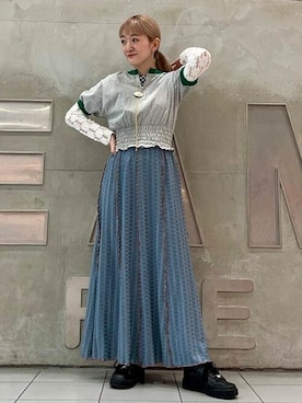 Ray BEAMSさん（レディース・160cm）の春コーディネート