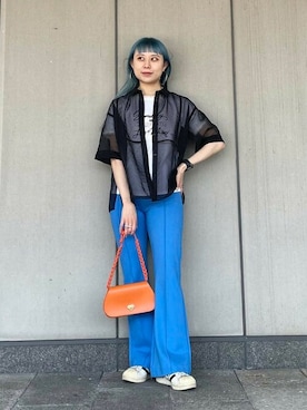 Ray BEAMSさん（レディース・154cm）の春コーディネート