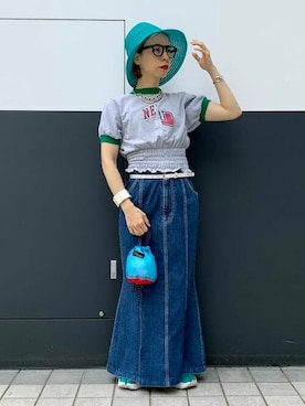 Ray BEAMSさん（レディース・149cm）の春コーディネート