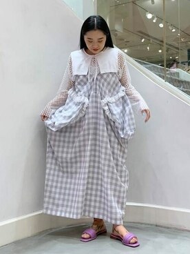 Ray BEAMSさん（レディース・154cm）の春コーディネート