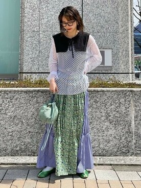 Ray BEAMSさん（レディース・155cm）の春コーディネート