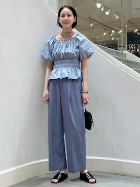 Ray BEAMSさん（レディース・162cm）の春コーディネート