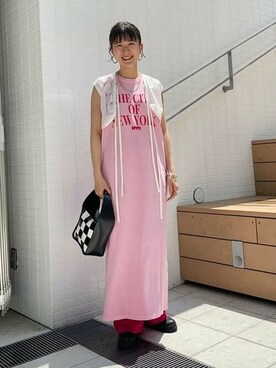 Ray BEAMSさん（レディース・158cm）の夏コーディネート