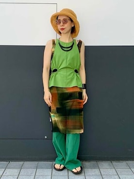 Ray BEAMSさん（レディース・149cm）の夏コーディネート