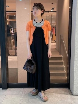 Ray BEAMSさん（レディース・159cm）の夏コーディネート