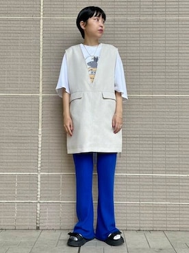 Ray BEAMSさん(レディース・155cm)の夏コーディネート