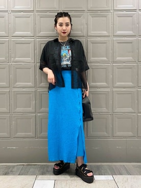 Ray BEAMSさん（レディース・170cm）の夏コーディネート