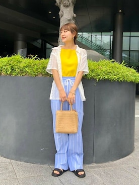 Ray BEAMSさん（レディース・160cm）の夏コーディネート