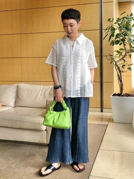 Ray BEAMSさん（レディース・152cm）の夏コーディネート