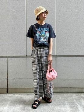 Ray BEAMSさん（レディース・161cm）の夏コーディネート