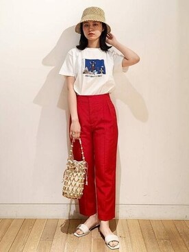 Ray BEAMSさん（レディース・163cm）の夏コーディネート