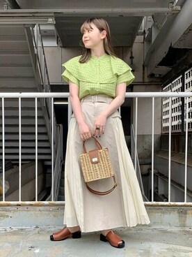 Ray BEAMSさん（レディース・158cm）の夏コーディネート