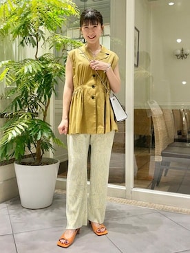 Ray BEAMSさん（レディース・158cm）の夏コーディネート