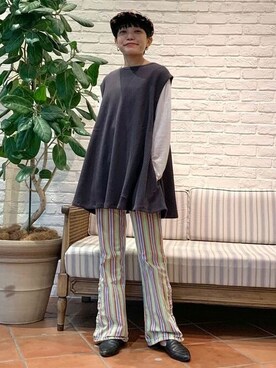 Ray BEAMSさん(レディース・152cm)の夏コーディネート