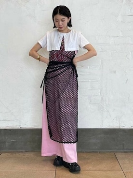 Ray BEAMSさん(レディース・156cm)の夏コーディネート