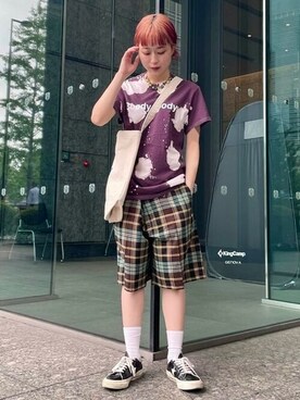 Ray BEAMSさん（レディース・153cm）の夏コーディネート