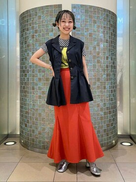 Ray BEAMSさん（レディース・153cm）の夏コーディネート