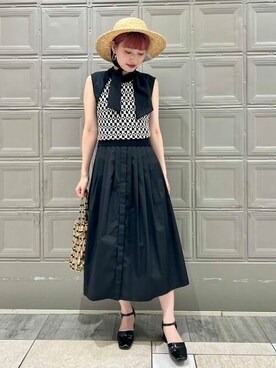 Ray BEAMSさん（レディース・161cm）の夏コーディネート