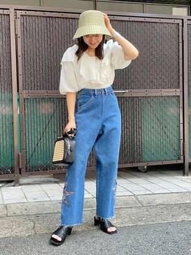 Ray BEAMSさん（レディース・158cm）の夏コーディネート