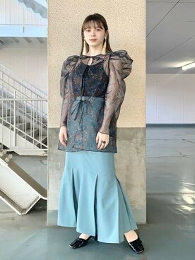 Ray BEAMSさん（レディース・158cm）の夏コーディネート