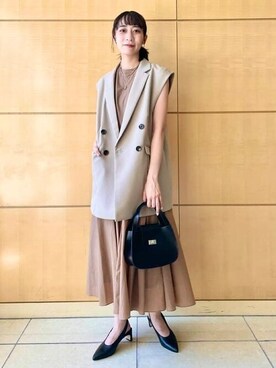 Ray BEAMSさん（レディース・162cm）の夏コーディネート