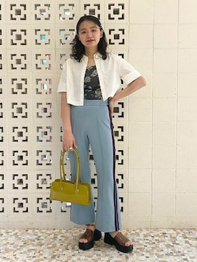 Ray BEAMSさん（レディース・165cm）の夏コーディネート