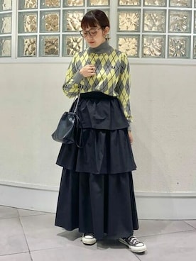 Ray BEAMSさん（レディース・154cm）の夏コーディネート