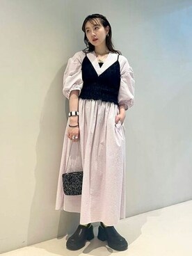 Ray BEAMSさん（レディース・157cm）の秋コーディネート