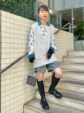 Ray BEAMSさん（レディース・162cm）の秋コーディネート