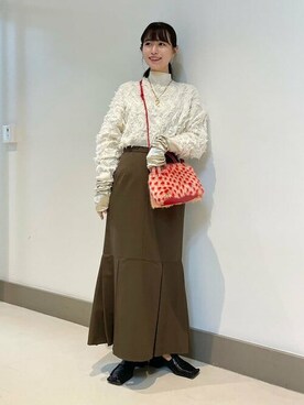「マーメイドワンピ」｜Ray BEAMSさん（レディース・162cm）の秋コーディネート