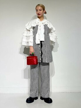 「アイテム（ワンピース、その他）」を使った、Ray BEAMSさん（レディース・163cm）の秋コーディネート