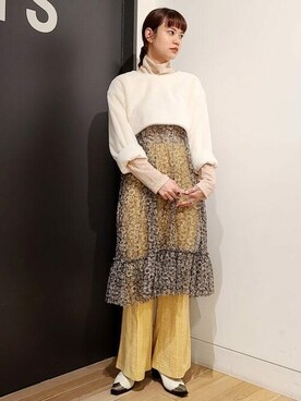 Ray BEAMSさん（レディース・160cm）の秋コーディネート