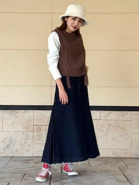 BEAMS HEART WOMENさん（レディース・167cm）の春コーディネート