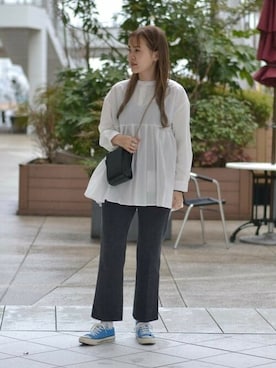 BEAMS HEART WOMENさん（レディース・162cm）の春コーディネート